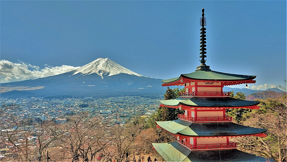 Chureito Pagoda and Mount Fuji, Japan